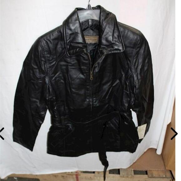 ALAMO UOMO. NWT WOMENS SIZE MEDIUM 100% LEATHER JACKET COAT - Picture 2 of 8